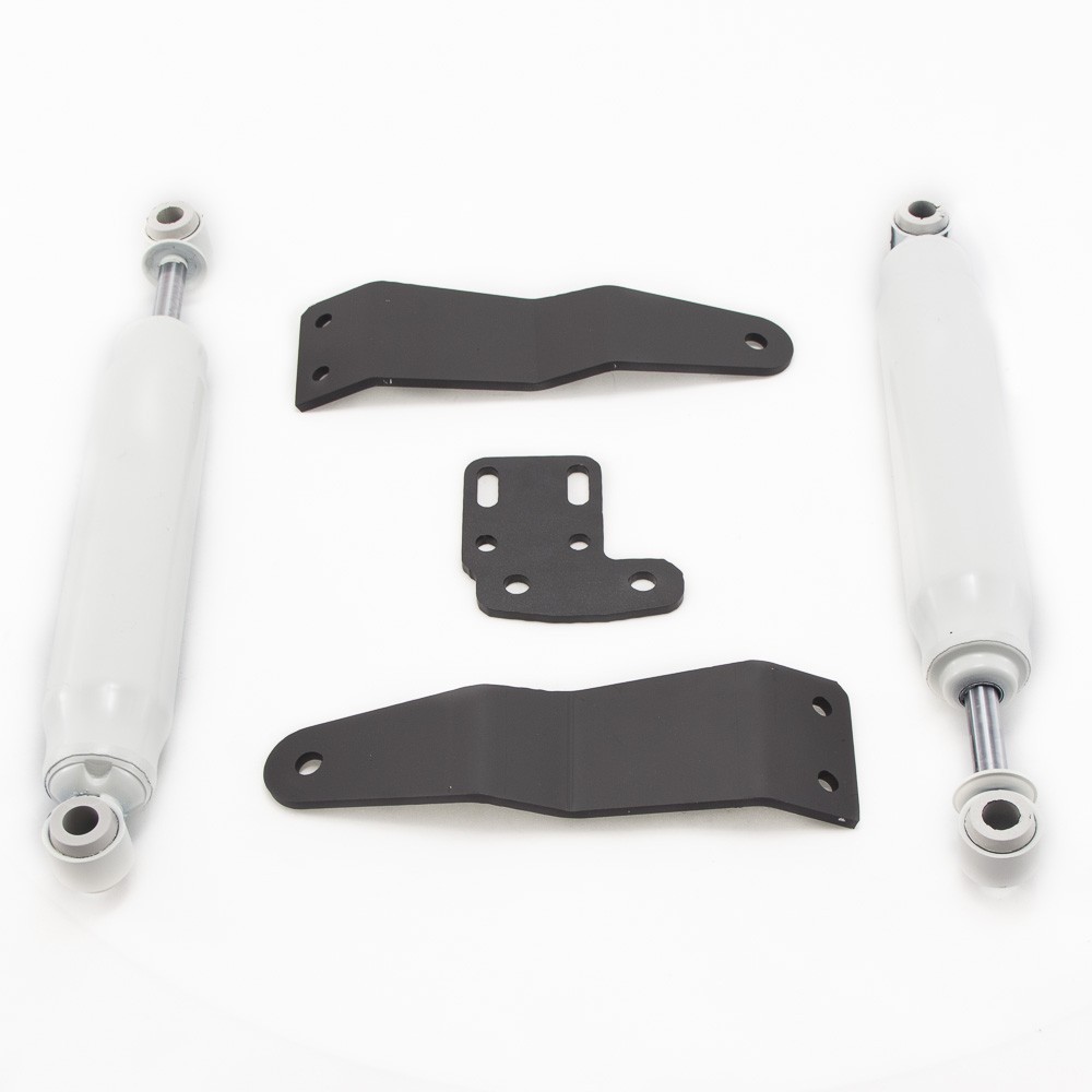 Dodge Ram Dual Shock Steering Stabilizer 20032008 Hell Bent Steel