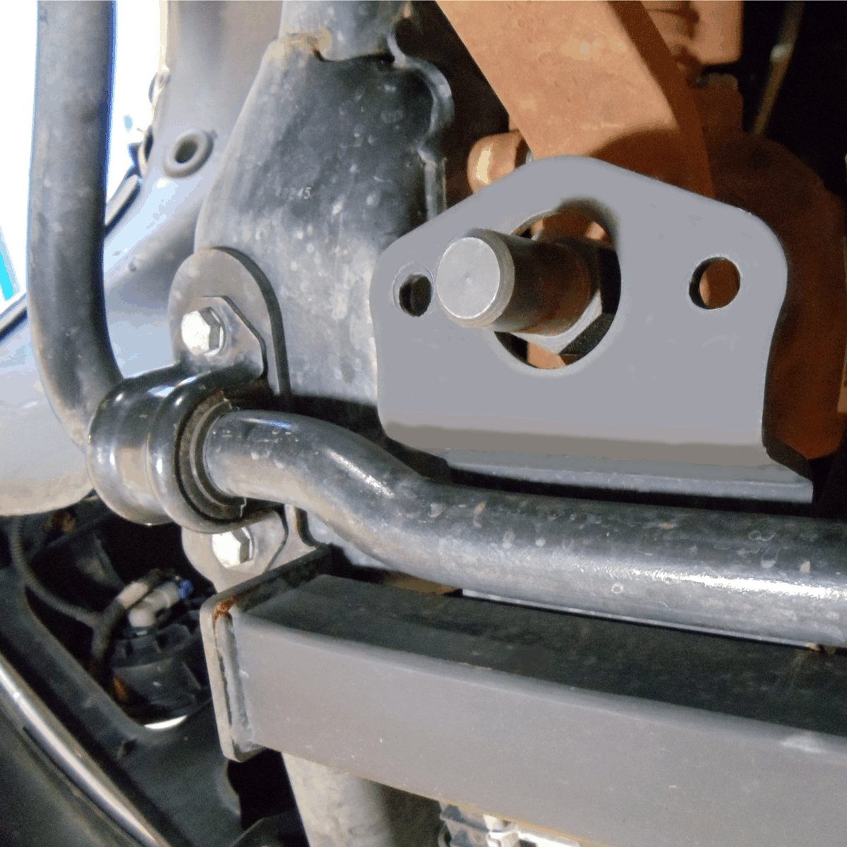 20032008 Dodge Ram 4x4 Red Steering Stabilizer Bar Kit Hell Bent Steel