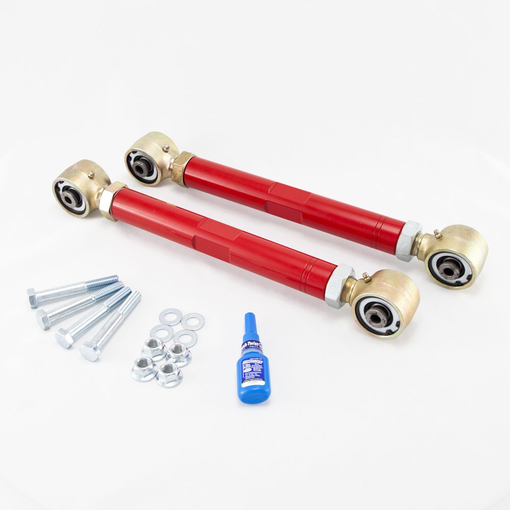 Dodge Ram 19941999 Red Adjustable Upper Control Arms Hell Bent Steel