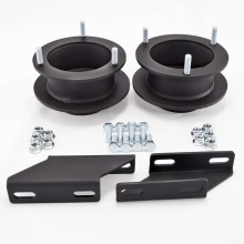 Isometric View - Dodge Ram 2.5 inch leveling kit with Anti-Sway Bar Drop Brackets. Fits 1994-2012 Dodge Ram Solid Axle 4x4 Trucks