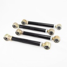 Front Right View - Dodge Ram Adjustable Upper and Lower Control Arm Kit. Fits 2010-2012 Dodge Ram Solid Axle 2500/3500 4x4 Trucks